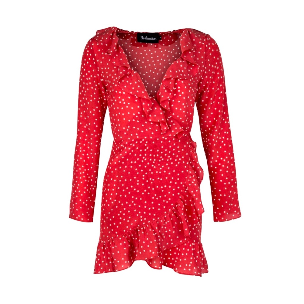 Realisation Par The Alexandra Dress in Red Star ❤️